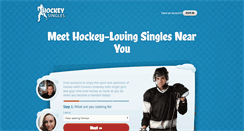 Desktop Screenshot of hockeysingles.com